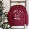 Simply Sage Market Women's Graphic Sweatshirt North Pole University Deer - 3 of 4