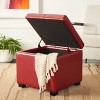 Madison Square Storage Ottoman - HUD8228 - Safavieh Couture - 3 of 4