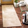 Courtyard CY1906 UV & Stain Resistant Non-Shedding Power Loomed Indoor/Outdoor Rugs - Safavieh - 2 of 4