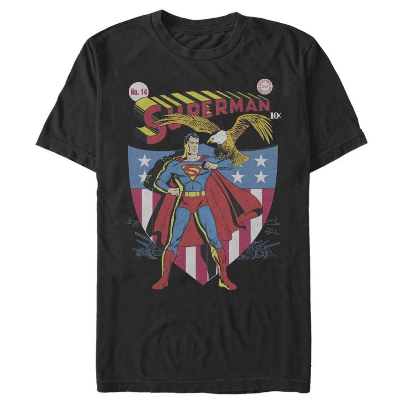 Men's Superman American Hero T-Shirt, 1 of 5