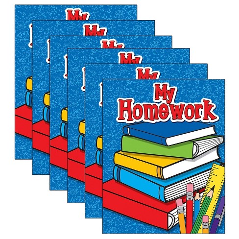 Teacher Created Resources My Homework Pocket Folder Multicolored Pack Of 6  (tcr4941-6) : Target
