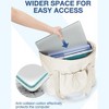 Women Tote Bag Large, Travel Tote Shoulder Bag with Compartment and Zipper - 4 of 4