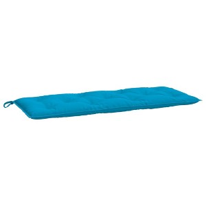 vidaXL Garden Bench Cushion Light Blue - Weather-Resistant Oxford Fabric, Soft Hollow Fiber Filling, Indoor/Outdoor Use, 47.2"x19.7"x2.8" - 1 of 4