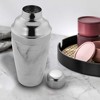 Sol Living Stainless Steel Deluxe Cocktail Shaker Bottle for Bartenders with Strainer - 2 of 4