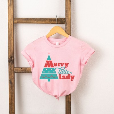 The Juniper Shop Merry Little Lady Toddler Short Sleeve Tee