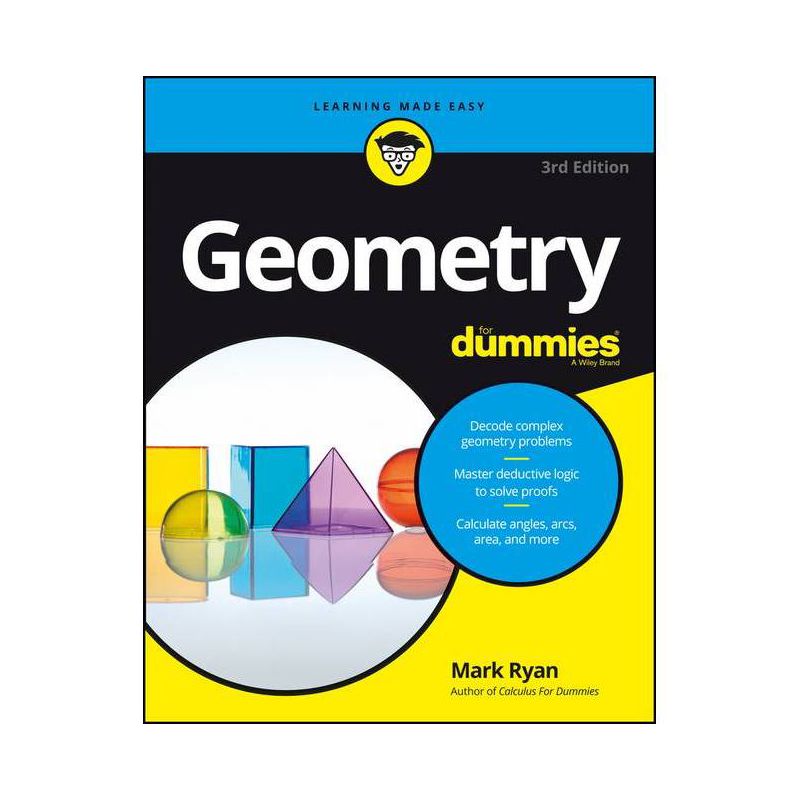 Geometry for Dummies - (For Dummies) 3rd Edition by  Mark Ryan (Paperback), 1 of 2