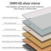70 x 31 Inch Full Length Mirror White Aluminum Alloy Frame Leaning Or Wall Mounted High Definition Shatter-Proof - 3 of 4