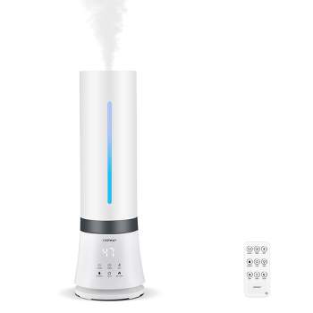 550ML White Aroma diffusers for Essential Oil Large Room,Essential Oils  Aromatherapy Diffuser Cool Mist humidifier with Ambient Light & 3
