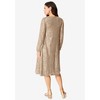 Roaman's Women's Plus Size Sequin Swing Dress - 3 of 4