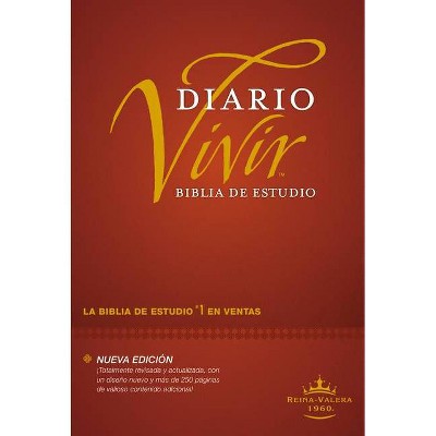 Biblia de Estudio del Diario Vivir Rvr60 - (Hardcover)