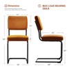 Dovelina Velvet Upholstered Modern Dining Chair Set of 2 - 3 of 4