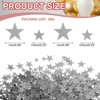 Unique Bargains Christmas Decorations DIY Twinkle Metallic Foil Glitter Star Tables Confetti 0.2/0.4 Inch 0.07 Ibs - 2 of 4