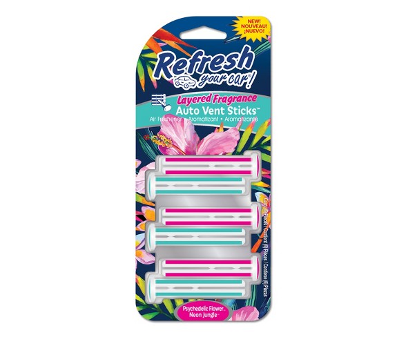 Refresh Your Car Essentials Collection Stress Free Lavender 6pk Vent Stick