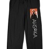 Ahsoka Disney+ Ahsoka On Orange Background Men's Black Sleep Pajama Pants - 2 of 4