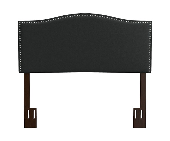 Lawler Upholstered Linen Headboard - Chocolate(King/CalKing)