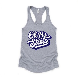 Simply Sage Market Women's Oh My Stars Retro Racerback Tank - 1 of 4