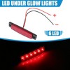 Unique Bargains Waterproof Car Golf Cart Exterior Interior Under Glow Wheel Lights LED 6 Pcs - 4 of 4