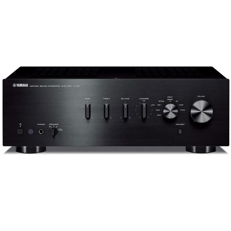 Yamaha A-S301 Integrated Amplifier (Black), 4 of 7