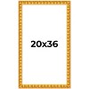 PosterPalooza | 20x36 Bamboo Picture Frame, UV Acrylic, 4 Finishes - Brown, Black, Gold, and Natural - 2 of 4