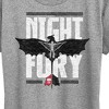 Women's - How to Train Your Dragon - Night Fury Flight Short Sleeve Graphic T-Shirt - 2 of 4