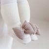 MyKids-USA Baby Girl Big Bows Design Non-Slip Mid Tube Shoes - 3 of 4