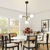 POWLIG 4 - Light Dimmable Globe Chandelier - 3 of 4