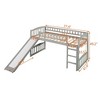 NicBex Twin Size Loft Bed,Loft Bed Frame,Bed Frame for Kids,Box Spring Not Required - 3 of 4