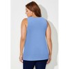 Catherines Women's Plus Size Petite Suprema Tank - 3 of 4