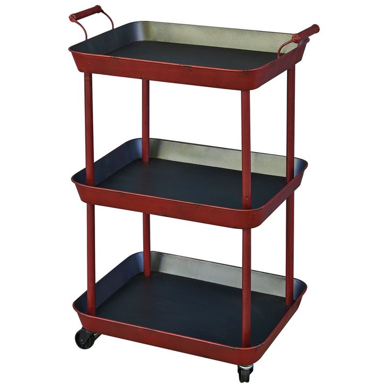 Park Designs Red Utility Cart, 1 of 4