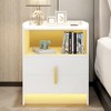 Dovelina LED Nightstand with Wireless Charging Station - 3 of 4