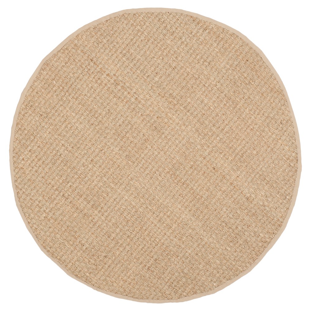 Natural Fiber Rug - Natural/Beige - (4'x4' Round) - Safavieh