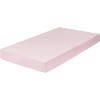 Everyday Kids 4-Piece Pink Crib Bedding Set – Includes Quilt, Fitted Sheet, Dust Ruffle & Diaper Stacker – Nursery Set for Baby Girls - 4 of 4