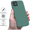 BONGEEK for iPhone 11 Case, Phone Case 11,Slim Shockproof, Anti-Fingerprint, Anti-Scratch Microfiber Lining, Protective Cover - Pine Green - 4 of 4