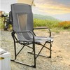 KWPZQEB Directors Chair, Camping Chairs for Adults, Heavy Duty Side Table with Side Table and Side Pockets, Lawn Chairs for Beach, Lawn - 4 of 4