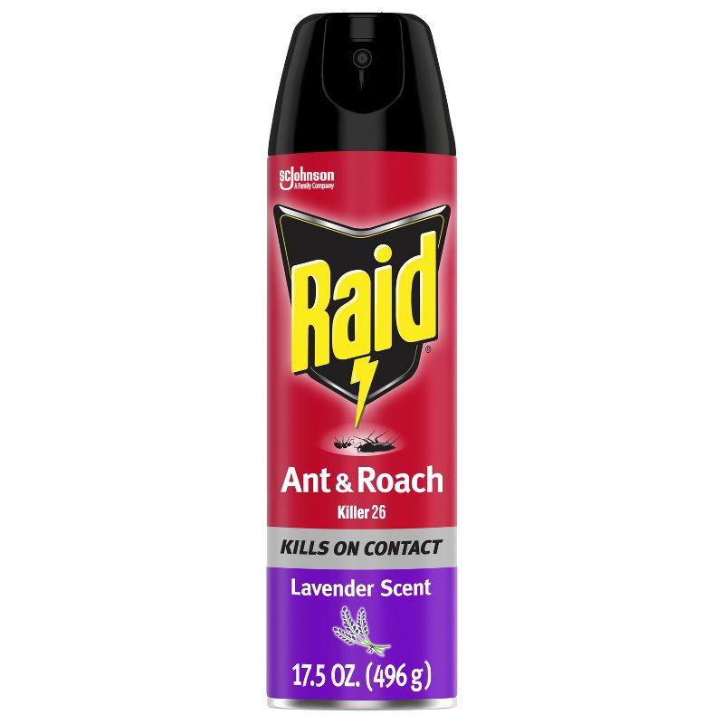 Raid Ant and Roach Killer Lavender Scent - 17.5oz, 1 of 14