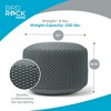 BIRDROCK HOME Outdoor Pouf Ottoman - Hand-Woven, Waterproof, Lightweight Footstool with Bead Filling - Boho Patio, Porch & Living Room Chair, Mist. - 3 of 4