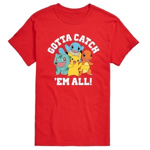 Men's - Pokémon - Gotta Catch 'Em All Group Short Sleeve Graphic T-Shirt - 1 of 4