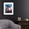 Trademark Fine Art - Stefan Hefele  Palmy Twilight Matted Framed Art - 2 of 4