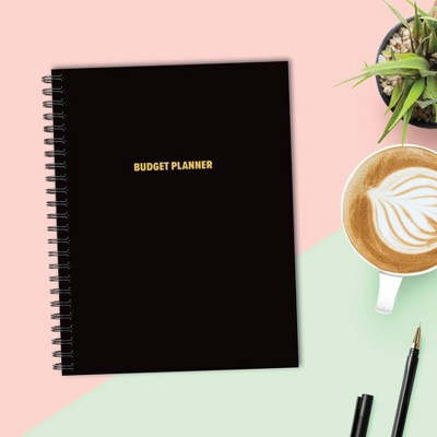 Budget Planner - Budget Book, 12 Month Undated Expense Tracker Notebook,  6.1 x 8.3, Financial Organizer/Account Book/Bill Organizer, Stickers