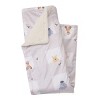 NoJo Disney Winnie the Pooh Hugs and Honeycombs Grey and White Plaid with Piglet, Tigger and Eeyore Super Soft Cuddly Plush Baby Blanket - 3 of 4