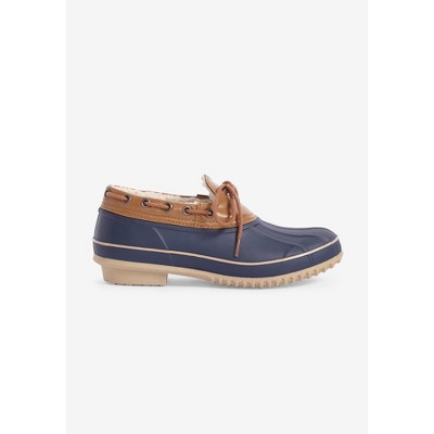 Обувь Comfortview The Storm Waterproof Rubber Slip-On - 9 W, Navy (Wide Widths Available) — фото 6