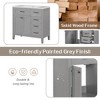 Okak 36 Inch Bathroom Vanity with Sink Combo/without Sink, Bathroom Vanity Cabinet with Drawers and Solid Frame for Bathroom - 3 of 4