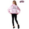 HalloweenCostumes.com Grease Girl's Pink Ladies Costume Jacket. - 2 of 4