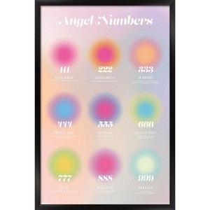 Trends International Reinders: Zen - Angel Numbers Framed Wall Poster Prints - 1 of 4