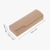 Unique Bargains Wood Grain Portable EyeGlasses Case 1 Pc - 4 of 4