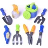 Unbanmax Pull Along Garden Wagon and Gardening Tools Toy Play Set for Toddlers, Kids with Outdoor Tools, Plant Pots, Accessories - 2 of 4