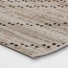 Dotted Diamonds Rectangular Woven Indoor Outdoor Area Rug Tan/Cream - Threshold™ - 3 of 4