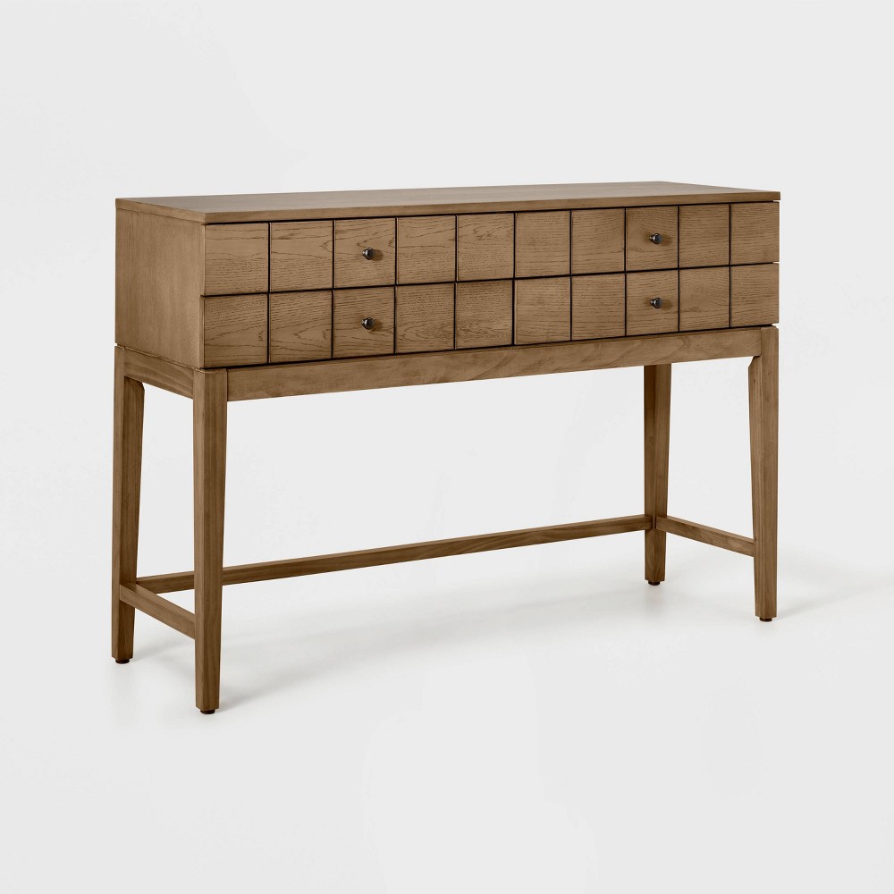 Photos - Coffee Table Henrieville Console Table Brown - Threshold™ designed with Studio McGee