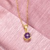 Pure Collection by Ross-Simons 0.21 Carat Amethyst Pendant Necklace in 14kt Yellow Gold - 3 of 4