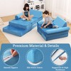 Kids Couch 13PCS Play couch,modular kids play couch for playroom, Playhouse Play Set for Toddlers Babies, Foam Modular Sectional Sofa - 4 of 4